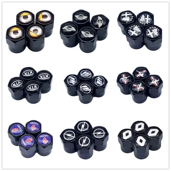 

100pcs BLACK Aluminum Wheel Tire Valve Caps for Chevrolet Cruze Aveo Lacetti Cruze BMW Mercedes Toyota Ford Audi VW Nissan
