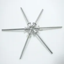 K тип слепой алюминиевая заклепка поп заклепки ручной заклепки компрессор с фиксатором для ногтей серьга для пирсинга 3,2X4 мм серебристо-белый