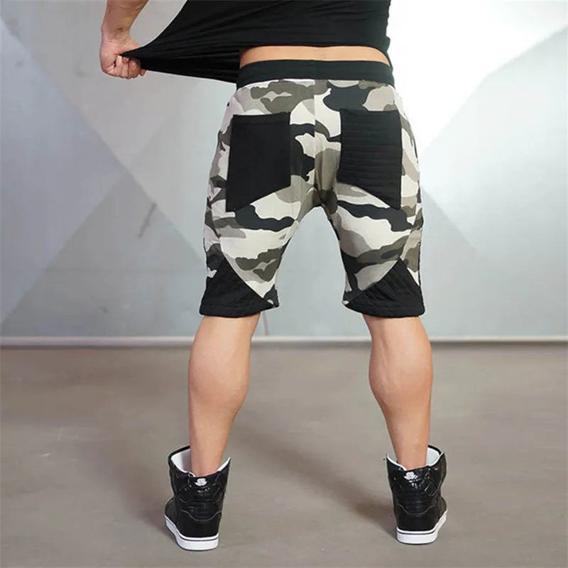Модные мужские спортивные шорты, летние популярные хлопковые спортивные брюки для фитнеса, шорты для бега, повседневные спортивные шорты для мужчин