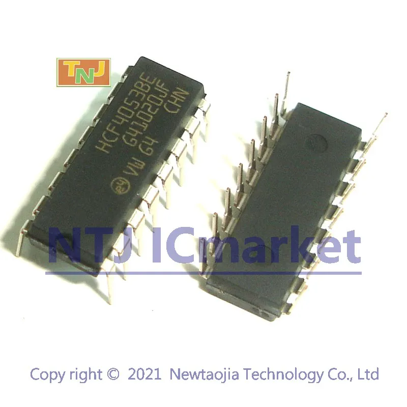 10 PCS HCF4053BE DIP 16 HCF4053BEY HCF4053 Triple 2 Channel Analog ...