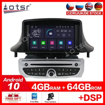 

4+64G Android 10 Car DVD CD Player GPS navigation for Renault Megane 3/Renault Fluence 2009+ car stereo head unit tape recorder