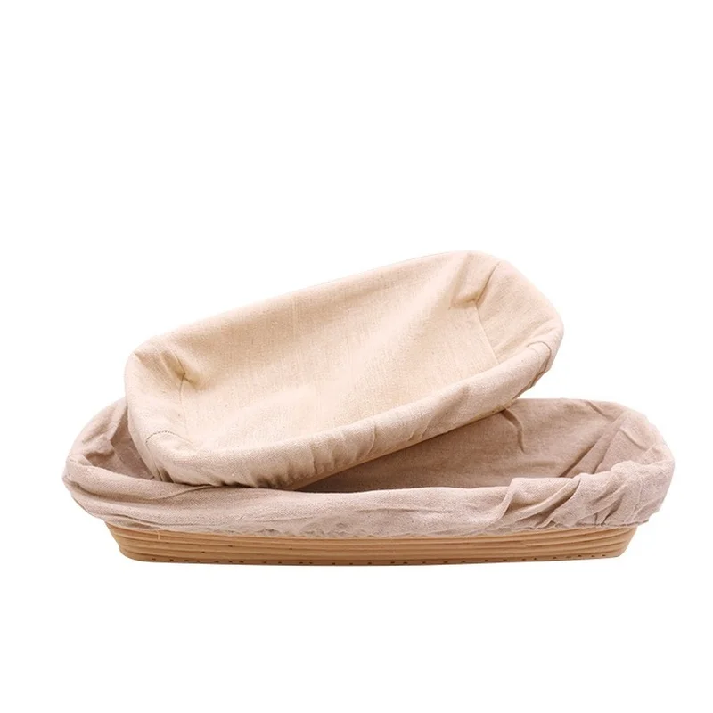 Natural Rattan Fermentation Wicker Basket Country Baguette French Bread Mass Proofing Baskets Dough Banneton Baskets