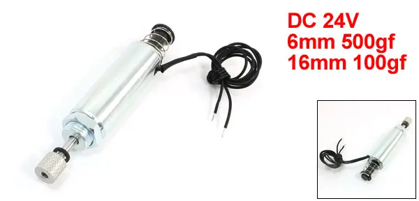 DC24V 0.45A Uxcell Pull Тип линейного движения Электромагнит - Цвет: DC24V 0.45A