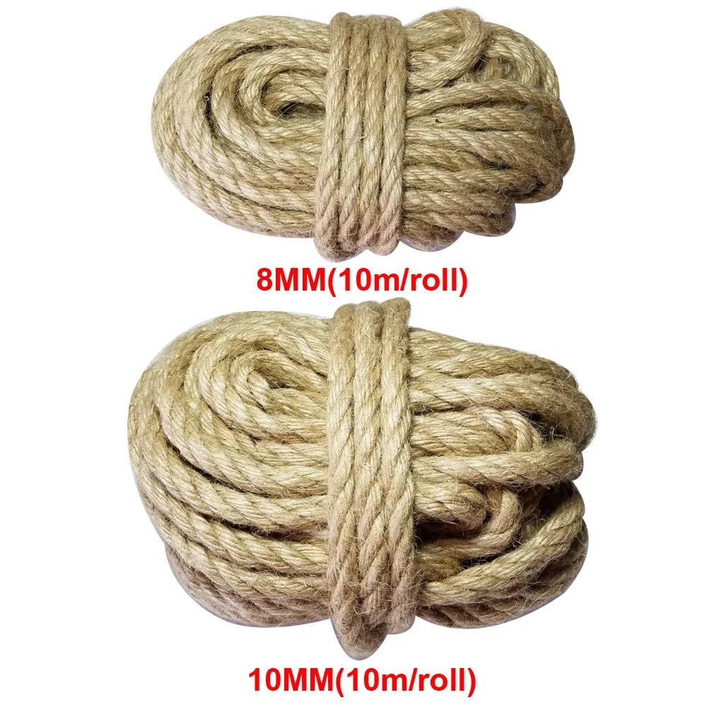 Natural Jute thread rope twine macrame cords for decoration handmade DIY