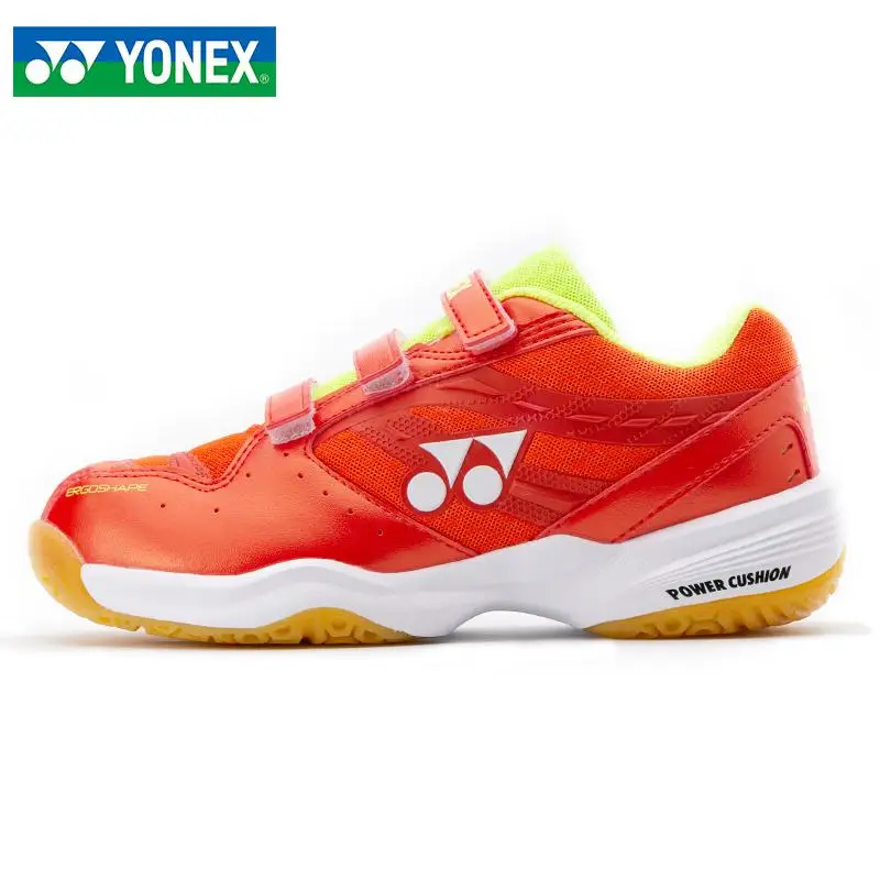 Yonex Лидер продаж дети снег обувь для бадминтона брендовые Детские кроссовки для мальчиков и девочек дышащие; нескользящая подошва; Легкая спортивная обувь - Цвет: 2
