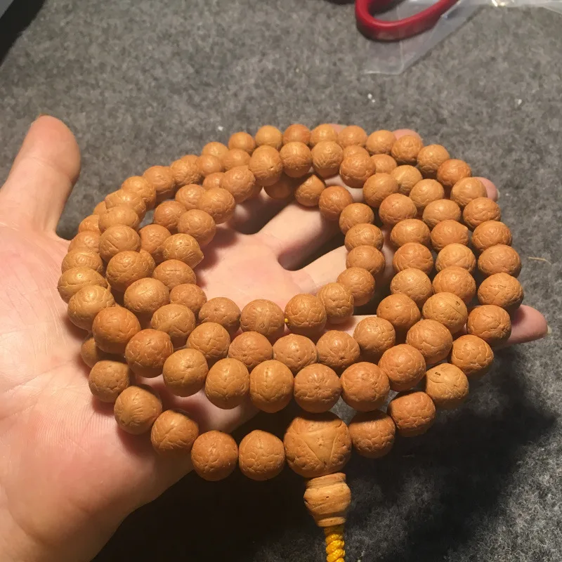 

Boutique Nepal Small BIRD'S Eye Bodhi 108 Buddha Beads Bracelets Original Pile BIRD'S Eye Bodhi 12 Size