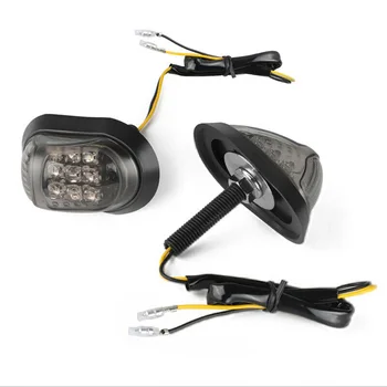 

4x Signal Light Motorcycle 9LED Amber Flush Mount Signal Lights Blinker