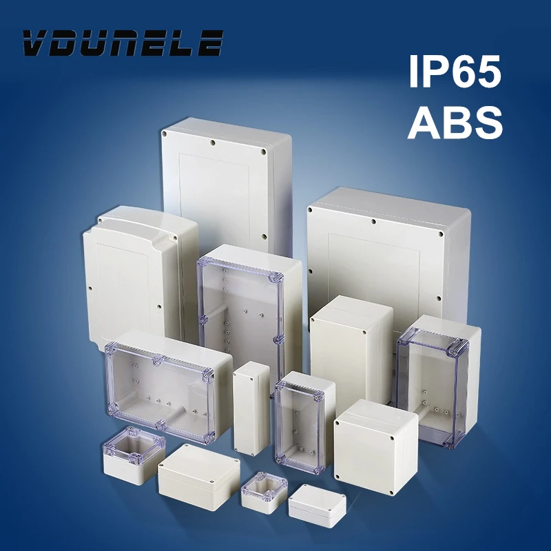 Waterproof Plastic Enclosure IP65 DIY Case Junction Box 83x58x33mm ABS Switch Box Power Supply Enclosures PCB Shell Housing afbeelding