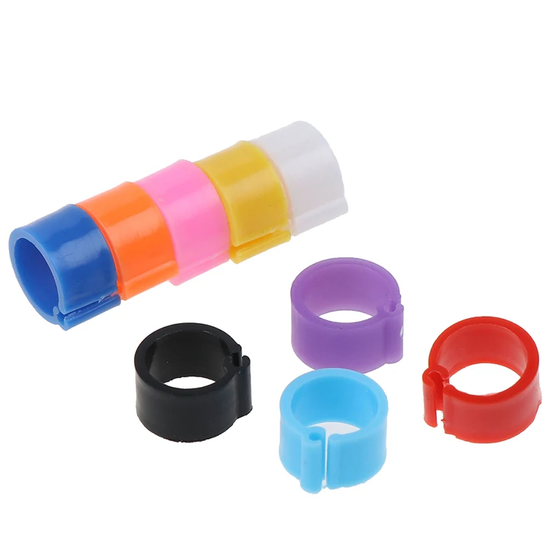 100Pcs Hot Sale Inner Diameter 8mm Pigeon Leg Poultry Dove Bird Parrot Clip Rings Wholesale