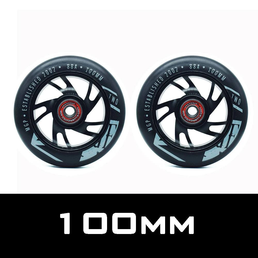 Scooter Wheels 2 pcs/lot Aluminum Alloy Scooter Wheel Bearings