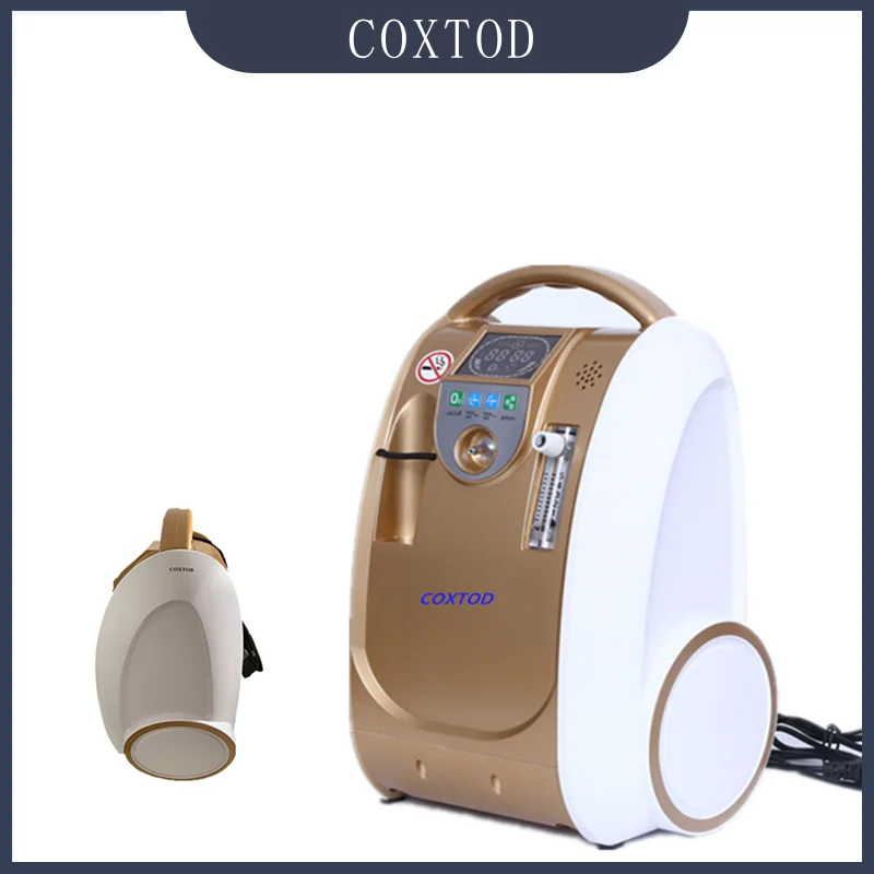 COXTOD 100% оригинальный портативный концентратор кислорода бытовой низкий уровень