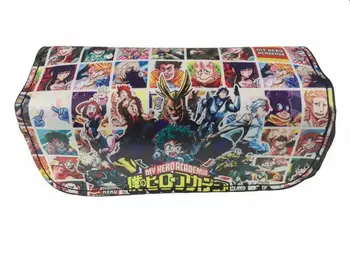 

My Hero Academia Pencil Case Pen Bag Zipper Large Capacity Stationery Bag Makeup Pouch Women Cosmetic Bags Handbags