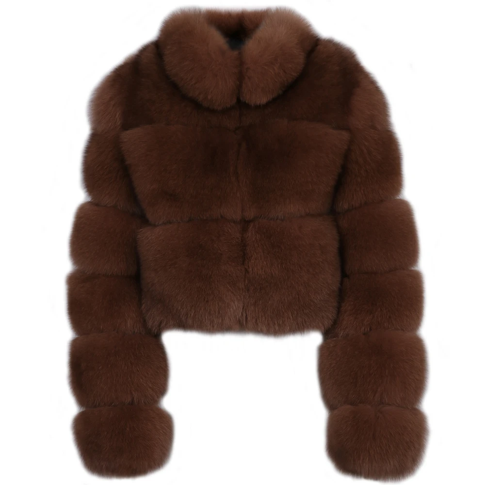 

natural fur jacket real fox fur jacket ladies fox fur jacket long sleeve