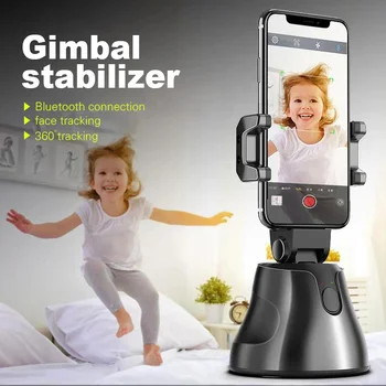 

Phone Holder 360 Rotation Shooting Phone Holder All-in-one Auto Smart Tracking Gimbal Active Track Smart Desk Gimbal Stabilizer