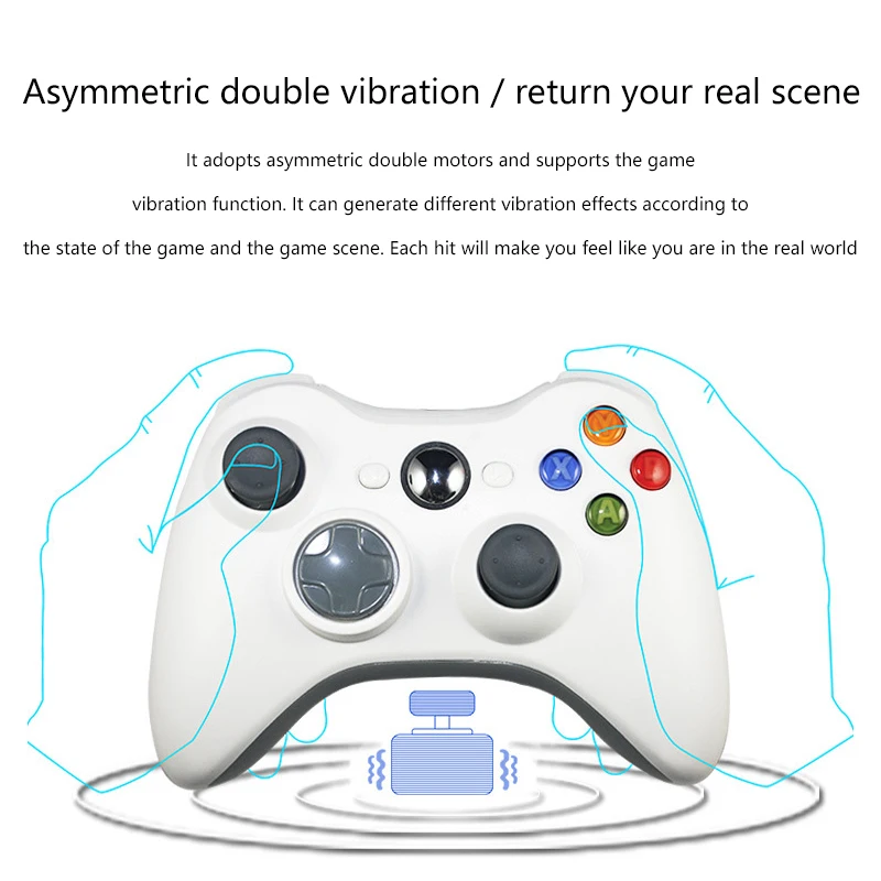 2 4g Wireless Gamepad For Xbox 360 Controller Wireless Joystick Vibration Gamepad For Pc For Android Phone For Ps3 For Xbox 360 Gamepads Aliexpress