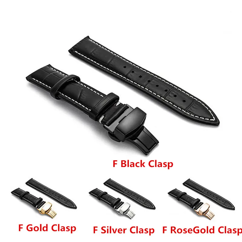 F Genuine Leather Watch Band Strap (3)