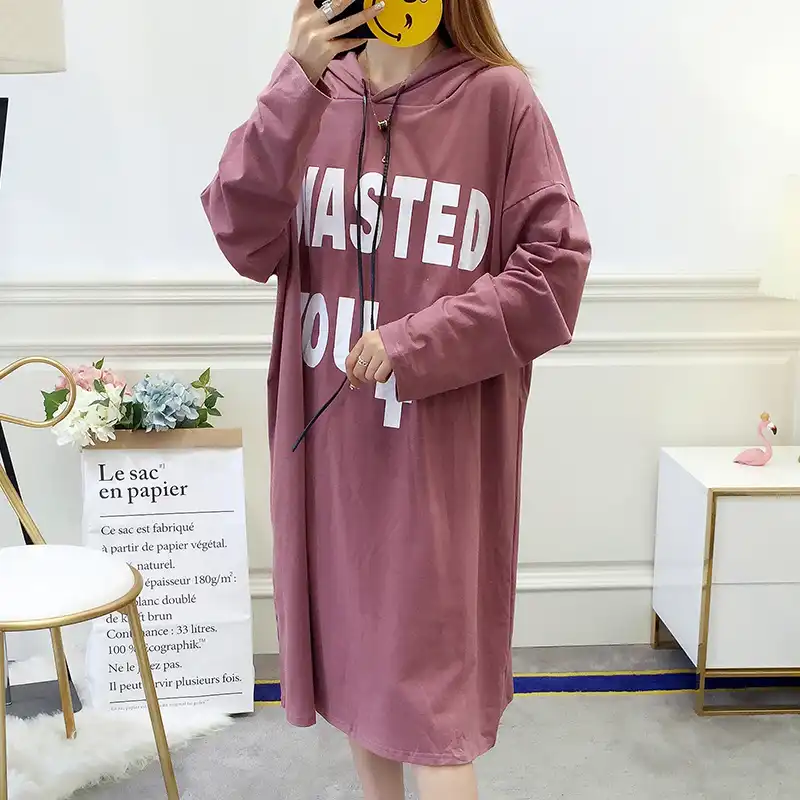 レディースロングtシャツ特大 8xl 10xlバスト 145 センチメートル女性ルース長袖手紙tシャツフード付きプラスサイズのtシャツ トップス女性のための Tシャツ Aliexpress
