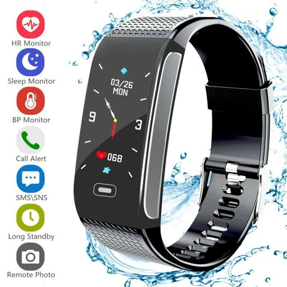 

CK18S Smart Band IP67 Waterproof Bluetooth Smart Watch Sleep Heart Rate Monitor Bracelet For Men Women 1pcs