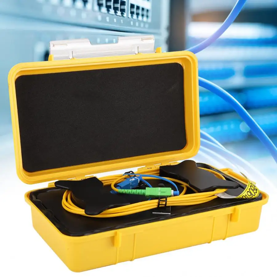 1 компл. Оптическое волокно OTDR launch Cable Box Dead Zone Eliminator волокно кольцо SC/UPC-SC/APC SM 1 км