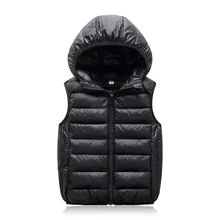 YK – gilet à capuche pour enfant et adolescent de 2 à 12 ans, veste sans manches, vêtements d'extérieur pour bébé, automne et hiver