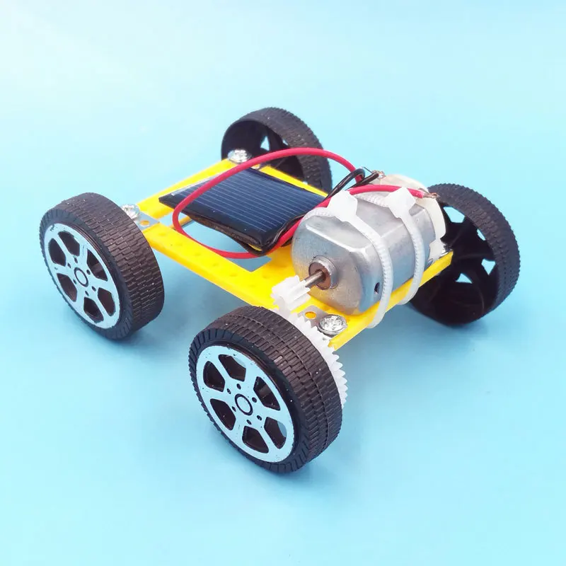 Новинка мини игрушечный автомобиль на солнечной батарее для детей сделай сам
