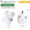 Kaguyahime E27 LED Bulb 40W 30W LED Football Bulb AC 85-265V Spotlight E27 Lampada No Flicker LED Light For Home Folding Bulb ► Photo 2/6