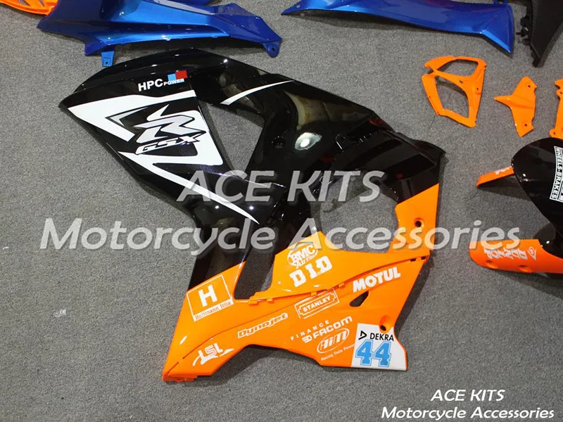ACE наборы Новые для Suzuki GSXR1000 K9 2009 2010 GSXR1000 K9 09 10 всевозможные цвета № FF0