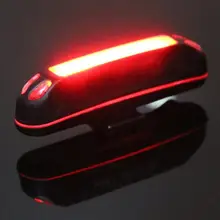 100LM светодиодный USB заряжаемый прожектор флэш-память для велосипеда мопеда задний фонарь