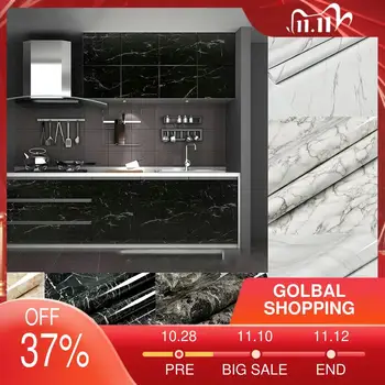 

3M/5M/10M Kitchen Marble Contact Paper PVC Wall Stickers Marble Countertop Stickers Bathroom Self Adhesive Waterproof Wallpaper
