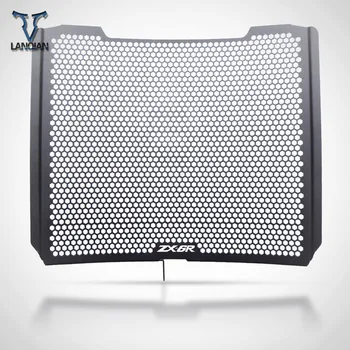 

Motorcycle Accessories Radiator Grille Guard Cover Moto Radiator Grill For Kawasaki ZX6R ZX-6R Radiator Guard 2019+ with logo
