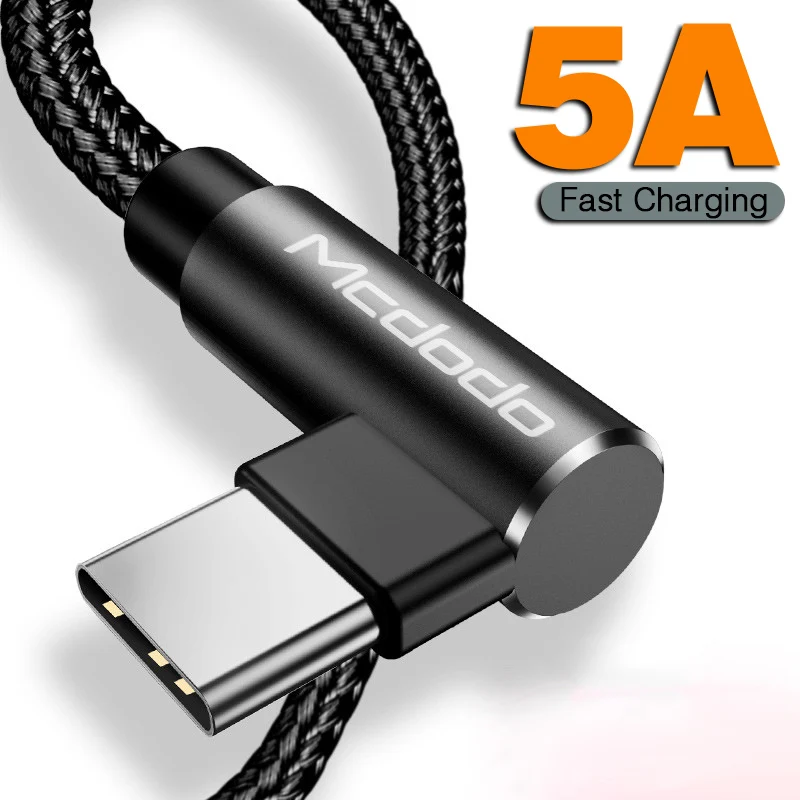 MCDODO 5A супер быстрая зарядка USB C кабель type зарядное устройство для huawei mate 20 Pro P20 Lite