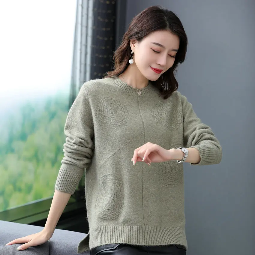 Women Cashmere Pullover Sweater Autumn Winter