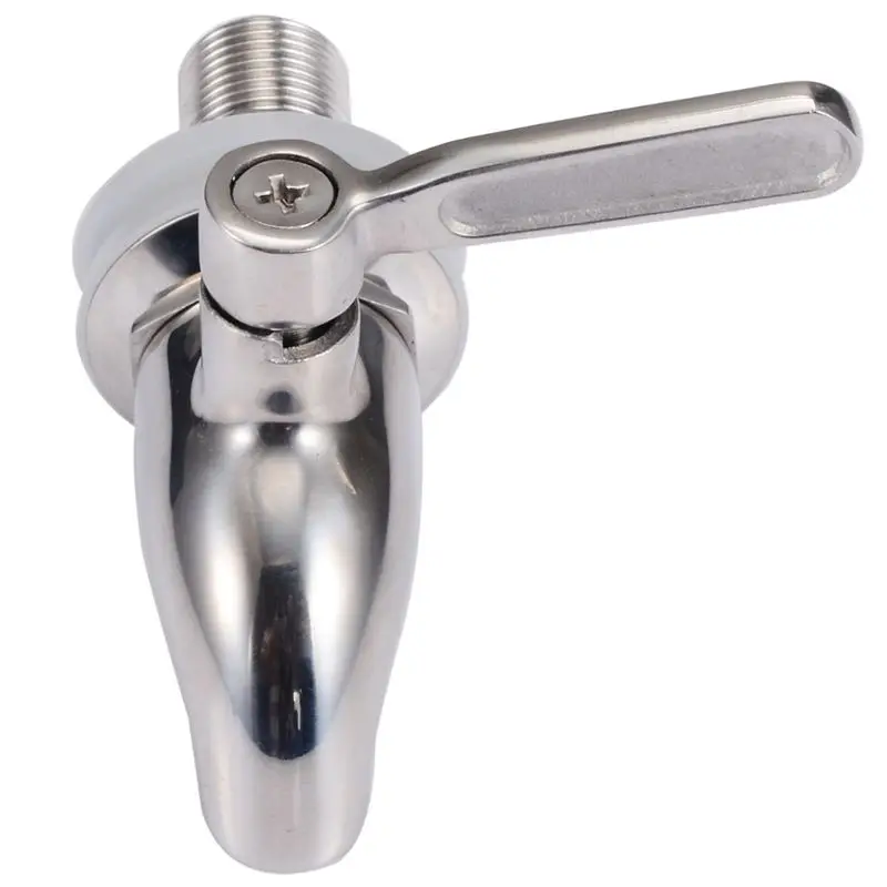 TOP!-Stainless Steel Faucet Tap Draft Beer Faucet For Home Brew Fermenter Wine Draft Beer Juice Dispenser Drink Fridge Kegs