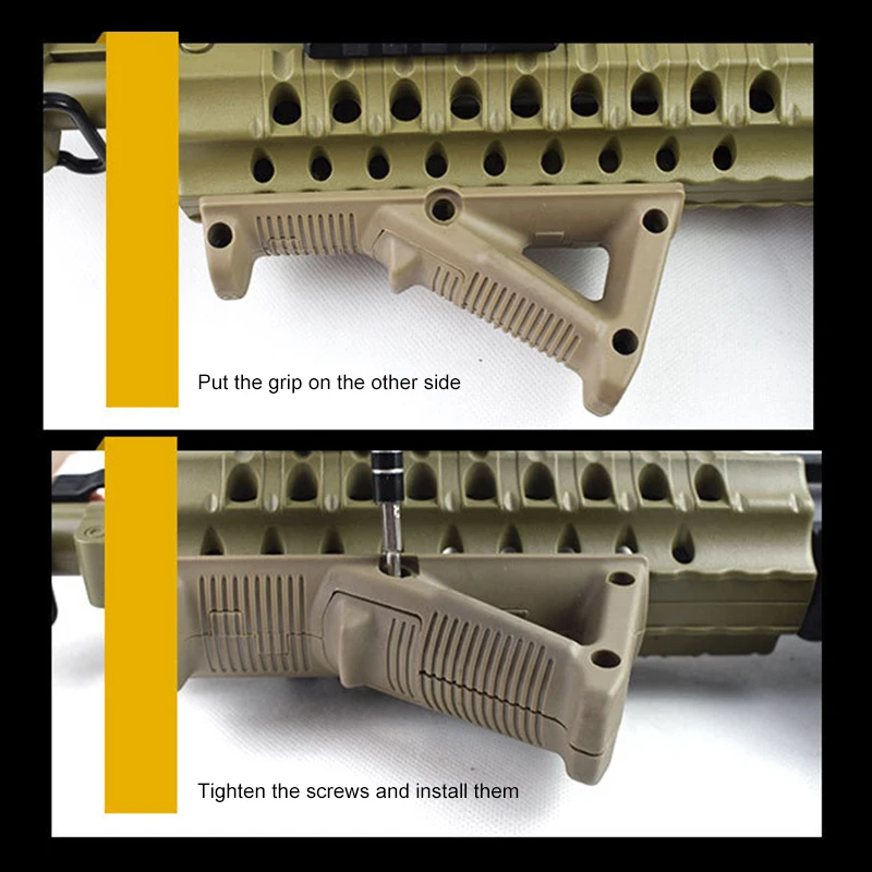 Airsoft triangle Grips высокое качество легкий экологичный портативный тактический рукоятка пистолета Airsoft Передняя ручка