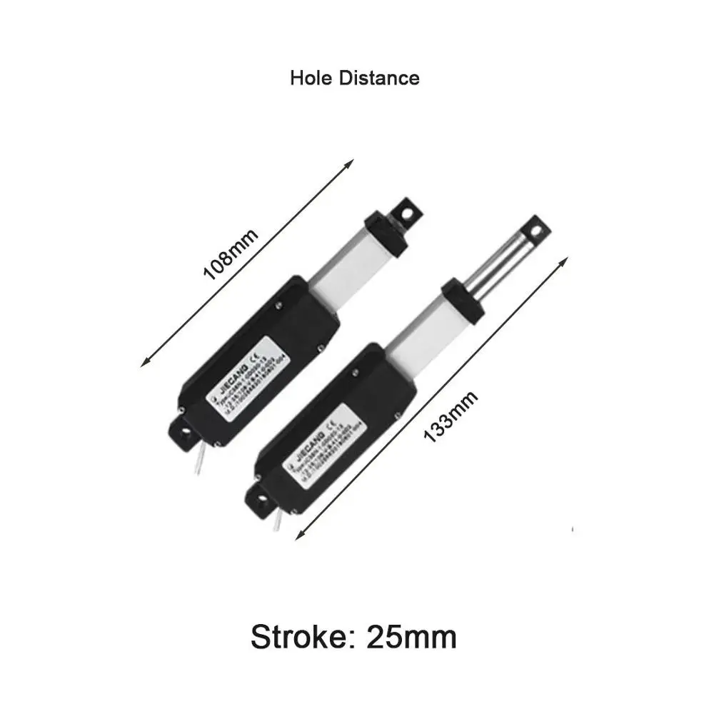 12v atuador linear motor da liga 01