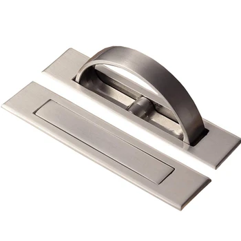 

4 Pieces Invisible Cupboard Drawer Handle Rotating Zinc Alloy Invisible Grip Handle for Cabinets, Doors, Wardrobes, Tattoos and