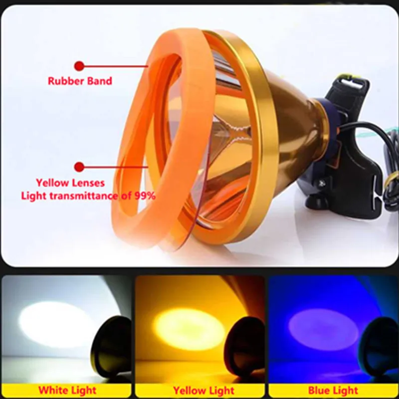 Налобный фонарь T50 35000 мАч 70 светодиодов 3000 метров|led headlamp|head lampheadlamp led |