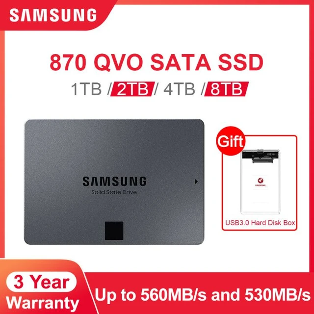 SAMSUNG SSD 500GB 870 EVO QVO 250G Internal Solid State Disk 1T 2T 4T HDD  Hard Drive 860 PRO SATA 3 2.5 for Laptop HDD Computer - AliExpress