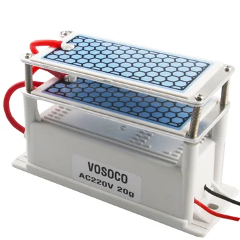 

20g Ozone Generator Double Ceramic Plate For Water Air Sterilize Purifier Ozonizer Cleaner Formaldehyde Removal Ozone Machine