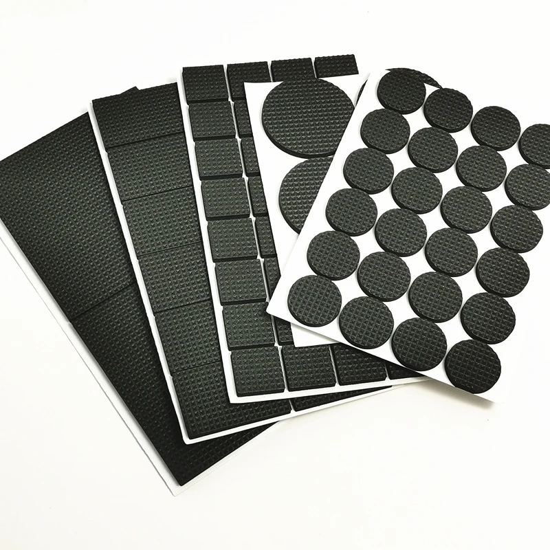Rubber Pads For Chair Legs 1-24pcs Anti Slip Mat Bumper Damper Non-Slip Round Square Self Adhesive Table Feet Protector Hardware 4 Rubber Pads For Chair Legs 1-24pcs Anti Slip Mat Bumper Damper Non-Slip Round Square Self Adhesive Table Feet Protector Hardware 4