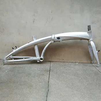 

20 inch aluminum alloy folding bicycle frame front fork variable speed frame Road Steel Frame Road Frame