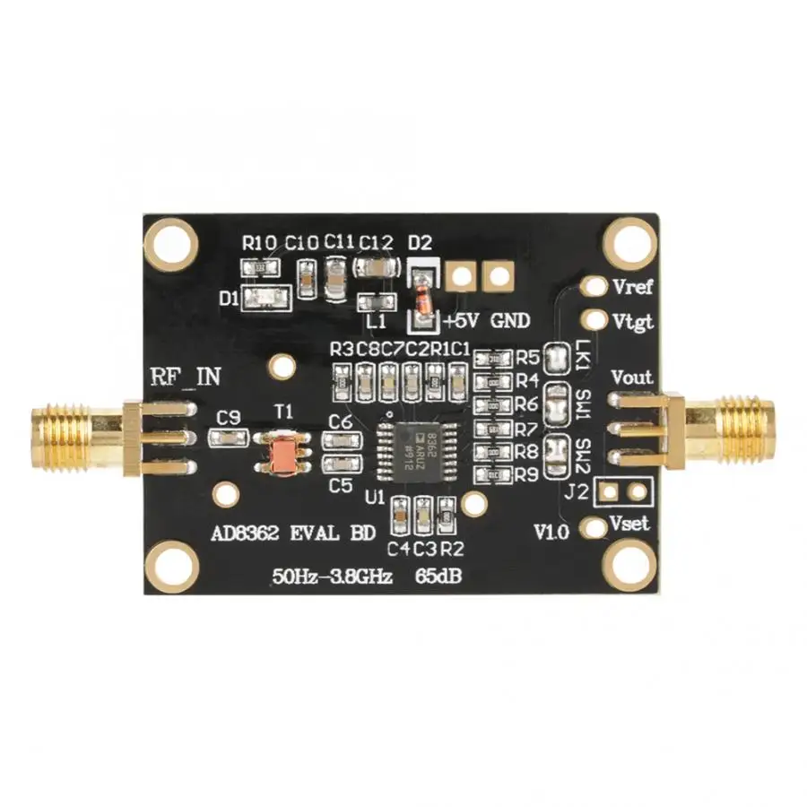 

AD8362 Response Power Detector Module 0.1~3.8GHz 65dB Linear Output