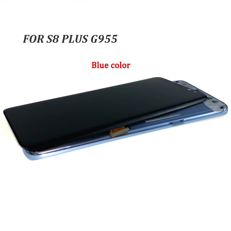 Для samsung S8 lcd с рамкой для samsung Galaxy S8 Plus lcd G955 S8 G950 G950F Дисплей lcd сенсорный экран дигитайзер протестирован