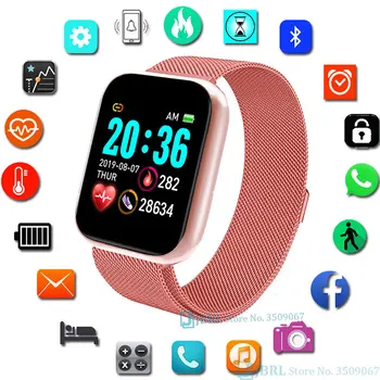 

Smart Band 2020 Women Men Heart Rate Monitor Fitness Tracker Waterproof Sport Bluetooth Watch Ladies Wristwatch For IOS Android