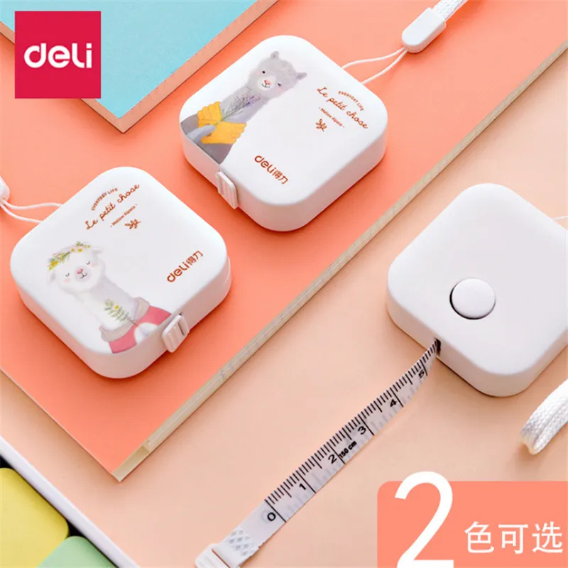 Deli 1,5 м Линейка Рулетка мужской и женский двойной мультфильм милый трехмерный измерение Талия измерение бюст