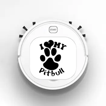 

Auto USB Sweeping 1800Pa Multifunction Smart Robot Vacuum Cleaner Dry Wet Vacuum Floor Cleaner I Love My Pitbull