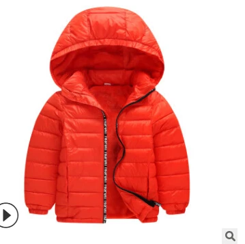 Pudcoco/детская одежда; сезон весна-осень; модная детская одежда для маленьких мальчиков и девочек; зимнее теплое хлопковое пуховое пальто с капюшоном; куртка; Верхняя одежда; США - Цвет: Оранжевый