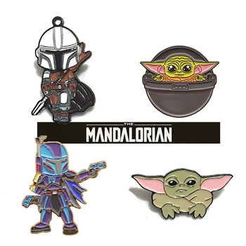 

Yoda Baby Pins Brooch The Mandalorian Badge Cosplay Props Costumes Star Wars 9 Accessories Backpack