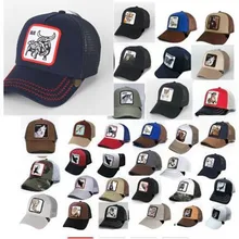 Новая аутентичная вышитая бейсбольная Кепка-тракер бейсболка Регулируемая Новая бейсбольная кепка с животным фермерским козырьком командная бейсбольная кепка