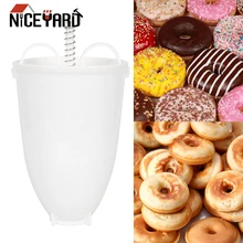 Машина для пончиков, пластиковый Легкий Диспенсер Для вафель, ручная фритюрница, форма для пончиков, Арабская Вафля, легкая быстрая портативная машина для пончиков